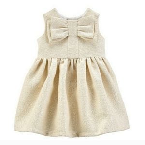 Carter's baby girl  bow holiday dress